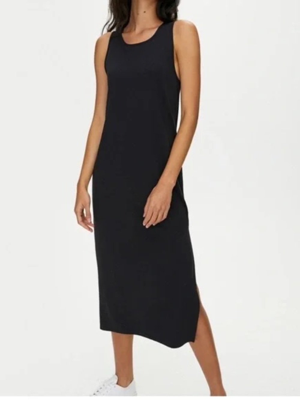 Babaton Black Tank Midi Dress